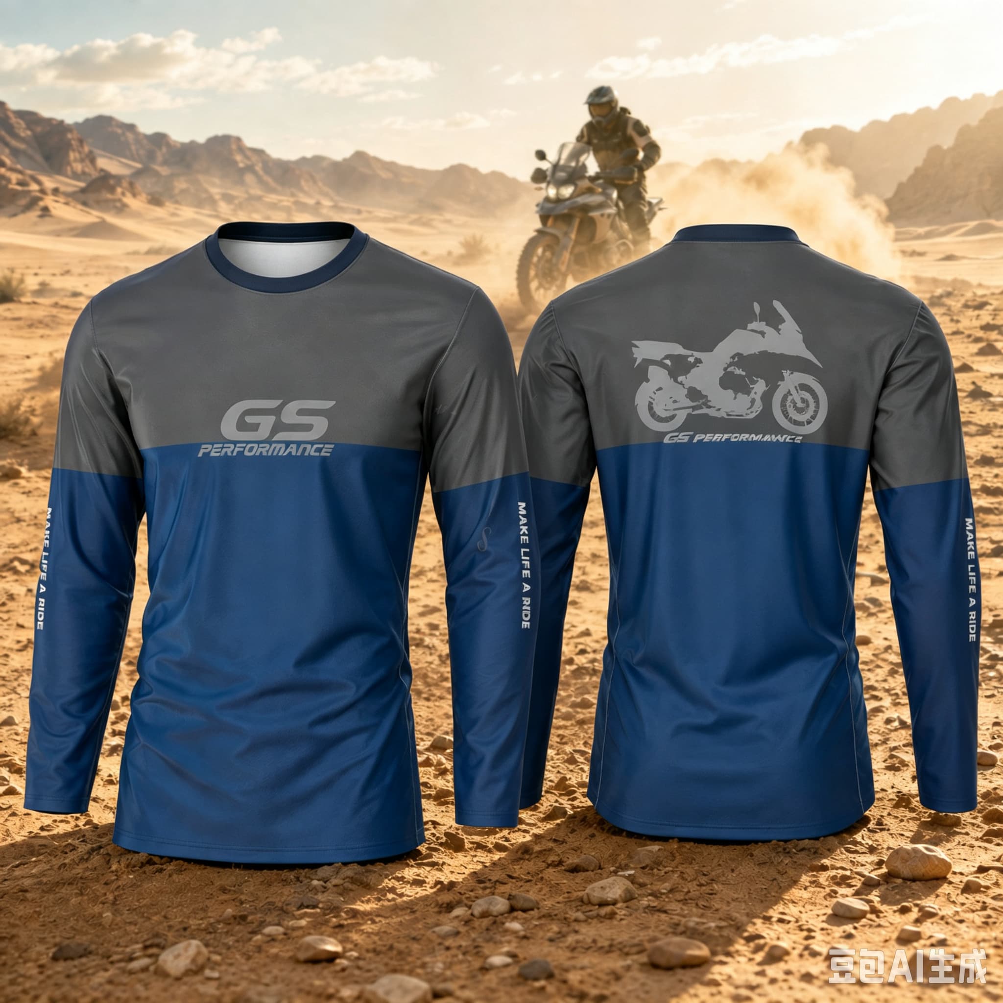 Outdoor Sports Adventure - Camiseta de manga larga para motocicleta