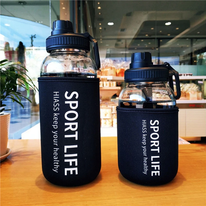 Botella de agua deportiva port - Outdoor Sport Glass Water Bottle reseña y precio